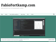 Tablet Screenshot of fabiofortkamp.com